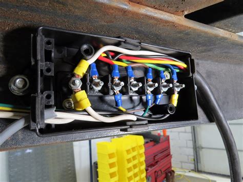 7-way trailer junction box wiring diagram|semi trailer wiring junction box.